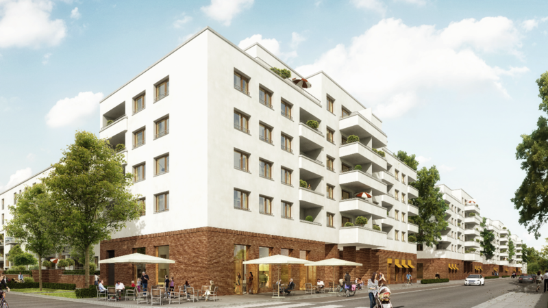 Über 26.525 m² Wohnfläche wurden in der Frankfurter Platensiedlung durch die Nachverdichtung erschlossen. © Stefan Forster GmbH